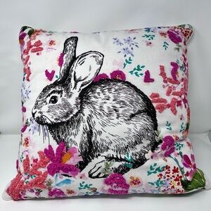 Studio Tamsin Beautiful Large Accent Pillow Easter Pillow Linen | NWT